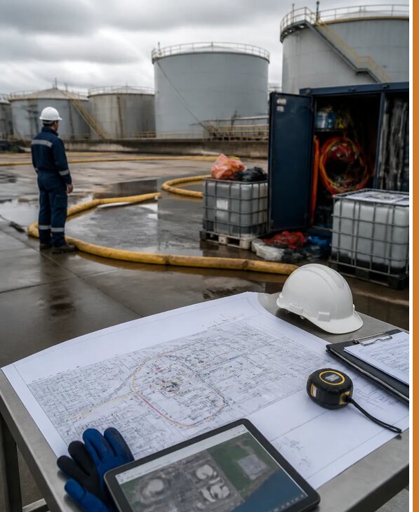 Разработка плана ликвидации разливов нефти в Лыткарине